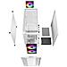 Case Mini Tower Micro-ATX CC360-WH Colore Bianco - Foto miniatura 13
