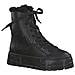 Black Casual Closed Booties Stivaletti Pelle Scarpe Donna Nero Eu 37, 1-26841-29 003 - Foto miniatura 2