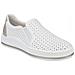 White Casual Closed Sport Shoe Sneakers Pelle Scarpe Donna Bianco Eu 39, M5950-80 - Foto miniatura 2