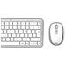 Tastiera e Mouse Con cavo e senza cavo 00173062  (Layout Tedesco) Colore Grigio. Bianco - Foto miniatura 7