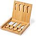 Set Formaggio 4 Pezzi 20,5x3x19 Cm. Colore Del Legno - Foto miniatura 1