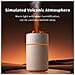 Umidificatore Vulcano Hs01: Simula La Fiamma, Purifica L'aria White - Foto miniatura 7