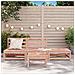 Divano Giardino Senza Braccioli con Poggiapiedi Legno Douglas - Foto miniatura 3