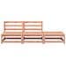 Divano Giardino Senza Braccioli con Poggiapiedi Legno Douglas - Foto miniatura 4