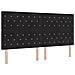 Letto Box Spring Con Materasso & Panchina Nera 200x200 cm Velluto - Foto miniatura 7