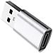 Adattatore Usb 3.0 Maschio A Type-c Femmina Per Trasferimento Dati E Audio Digitale (confezione Da 2) Silver - Foto miniatura 3