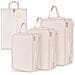 Borse Per Imballaggio Organizer A 4 Scomparti Impermeabile Da Viaggio Beige - Foto miniatura 1