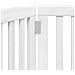 Cancello per Cani Pieghevole 3 Pannelli Bianco 150 cm Pioppo - Foto miniatura 8