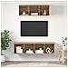 Set di mobili TV 2 pcs rovere artigianale 37 x 37 x 142.5 cm - Foto miniatura 2