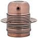 Portalampade 2 pz Rosso Bronzo E27 - Foto miniatura 3