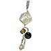 Collana Lunga Meteor Con Ciondolo In Madreperla E Cristallo In Argento 10µ - Foto miniatura 2