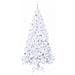 Albero di Natale artificiale Bianco 240 cm PVC e Acciaio - Foto miniatura 4