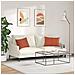 Cuscini da Divano 2 pcs Rosso Arancio 60 x 40 cm - Foto miniatura 4
