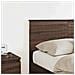 Testiera con testiera Rovere Marrone 120 cm Legno multistrato - Foto miniatura 3