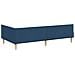 Struttura Letto Angolare con Materasso 2 pcs Blu Tessuto - Foto miniatura 9