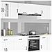 Rivestimento da Cucina 2 pcs Grigio chiaro 110 x 50 cm - Foto miniatura 2