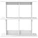 Scaffale da parete A parete Bianco 80 x 20 x 75 cm - Foto miniatura 3
