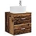 Set di mobili per il bagno 4 pcs Legno antico - Foto miniatura 5