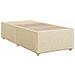 Letto box spring con materasso Crema 80 x 200 cm Tessuto - Foto miniatura 6