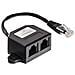 69932B 2x RJ45 Nero cavo di interfaccia e adattatore - Foto miniatura 2