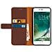 Custodia Portafoglio Stand Case Per Apple Iphone 7 Plus E 8 Plus - Marrone - Foto miniatura 3
