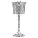 Secchiello Per Champagne Alluminio Massiccio 39x29x71cm Argento - Foto miniatura 5