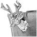 Secchiello Per Champagne Alluminio Massiccio 39x29x71cm Argento - Foto miniatura 6