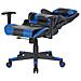 Sedia Da Ufficio Scrivania Blu Scuro E Nero Gamer - Foto miniatura 13