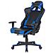 Sedia Da Ufficio Scrivania Blu Scuro E Nero Gamer - Foto miniatura 6