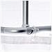 Supporto Per Bastone Tenda Doccia Bianco 55x2,5x2,5 Cm - Foto miniatura 5