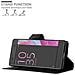 Custodia Compatibile Con Sony Xperia Xa In Nero Carbone - Coperchio Protettiva Con Chiusura Magnetica, Funzione Stand E Tasca Per Le Carte - Foto miniatura 5