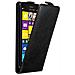 Custodia Compatibile Con Nokia Lumia 1520 In Nero Di Notte - Coperchio Protettivo In Design Flip Con Chiusura Magnetica - Foto miniatura 1