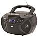 Radio Registratore Portatile DAB / DAB+ / FM RDS Lettore CD e Riproduttore Cassette Ingresso AUX Colore Nero - Foto miniatura 2
