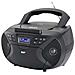 Radio Registratore Portatile DAB / DAB+ / FM RDS Lettore CD e Riproduttore Cassette Ingresso AUX Colore Nero - Foto miniatura 1
