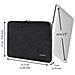 Custodia Velluto Sleeve Mbp 13 Nero Tucano Macbookpro13 - Foto miniatura 1