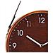 Orologio Da Parete Ø 26 Cm Marrone Renens - Foto miniatura 2