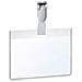 Portanomi Con Clip Eurobadge Tasca Chiusa Pvc Trasparente Inserto 60x90mm Conf. 25 - 814319 - Foto miniatura 1