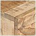 Tavolino 40x30x50 Cm In Legno Massello Di Mango Grezzo - Foto miniatura 2