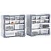 Mobili Contenitori Con 12 Cassetti 2 Pz 26,5x16x26 Cm - Foto miniatura 2