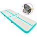 Tappetino Ginnastica Gonfiabile E Pompa 500x100x20 Cm Pvc Verde - Foto miniatura 1