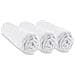 Set Di 3 Lenzuola Con Angoli In Jersey Di Cotone 100% - 50x100cm - Bianco - Foto miniatura 1
