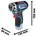 GSR 12V-15 FC Professional Senza chiave 600 g Nero, Blu - Foto miniatura 2