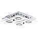 30931, Interno, AC, GU10, Cromo, Trasparente, Bianco, Quadrato, Vetro, Acciaio inossidabile - Foto miniatura 1