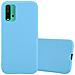 Custodia Compatibile Con Xiaomi Redmi 9t / Poco M3 In Candy Blu - Coperchio Protettivo In Silicone Tpu Flessibile - Foto miniatura 1