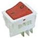 924.096 Rocker Switch 2p Rosso, Bianco Interruttore Elettrico - Foto miniatura 1