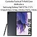Custodia Originale Book Trifold Case Per Samsung Galaxy Tab S7 Fe - Tab S7+ Pink - Foto miniatura 2