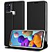 Custodia Compatibile Con Samsung Galaxy A21s In Classy Nero - Coperchio Protettiva Con Chiusura Magnetica, Funzione Stand E Tasca Per Le Carte - Foto miniatura 1