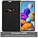 Custodia Compatibile Con Samsung Galaxy A21s In Classy Nero - Coperchio Protettiva Con Chiusura Magnetica, Funzione Stand E Tasca Per Le Carte - Foto miniatura 3