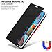 Custodia Compatibile Con Samsung Galaxy A21s In Classy Nero - Coperchio Protettiva Con Chiusura Magnetica, Funzione Stand E Tasca Per Le Carte - Foto miniatura 6