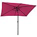 Hapunaombrello Diritto Rettangolare 2x3m Fucsia - Foto miniatura 2